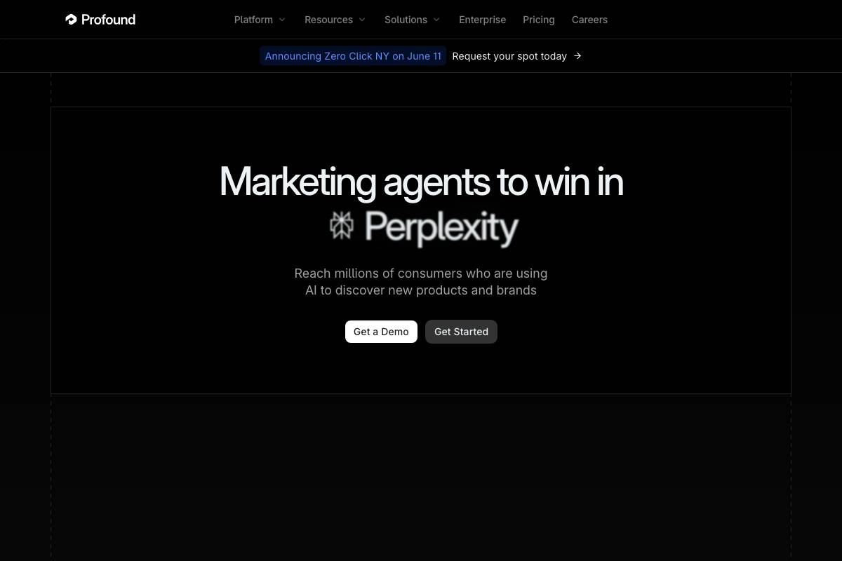 3. Profound — Best for Enterprise AI Visibility with Advanced Analytics