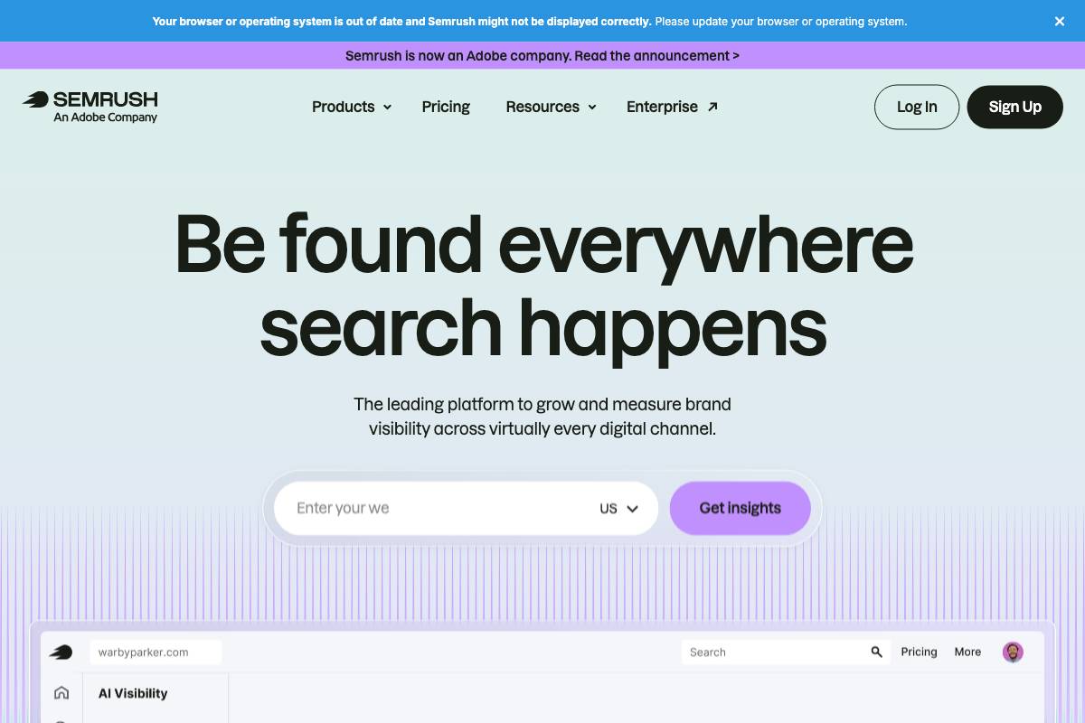 4. Semrush AI Toolkit — Best for Established SEO Teams